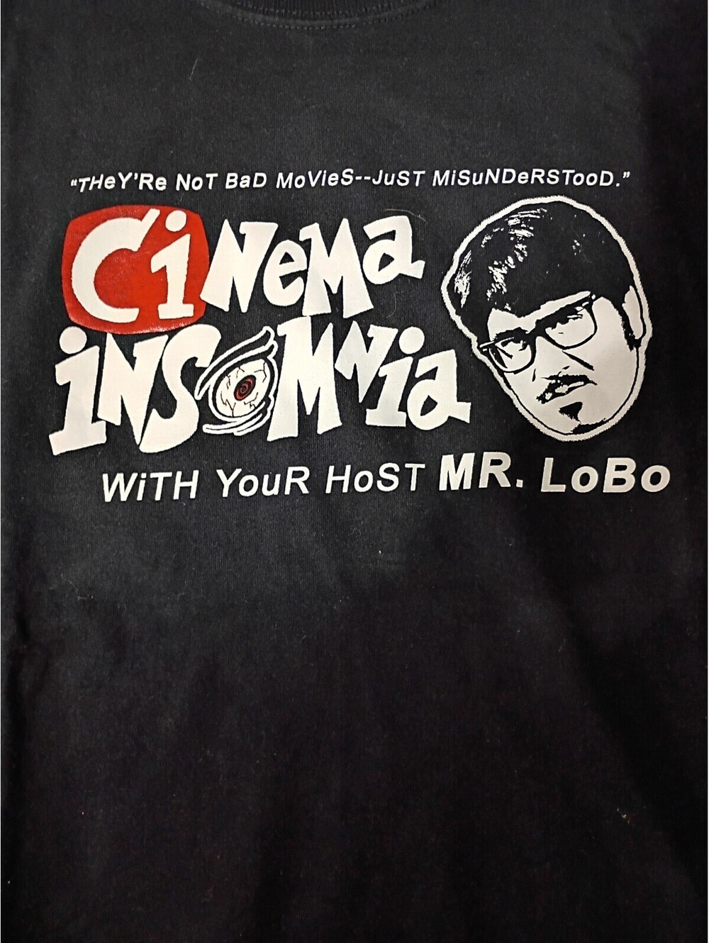 Mr Lobo Cinema Insomnia T Shirt Rare